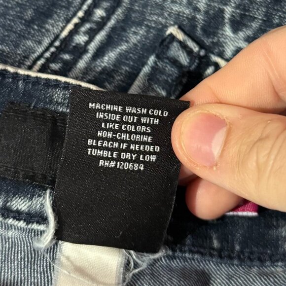 Torrid Acid Wash Skinny Jeans Size 20 WE SWEAR BY THE FIT Stretchy Blue - Picture 9 of 9